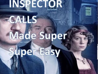 AN  INSPECTOR  CALLS  MADE  SUPER  SUPER  EASY. (E BOOK with detailed explanations next to the text