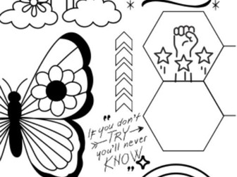 Mindfulness colouring pages