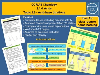 Acid-base titrations OCR AS Chemistry