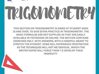 TRIGONOMETERY EXERCISES