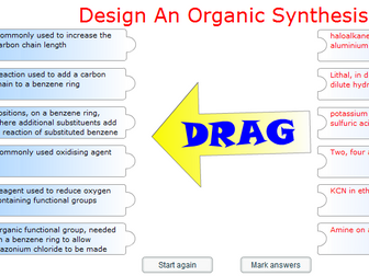 Organic Synthesis Game