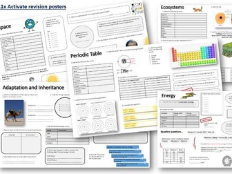 KS3 AQA Activate Revision Posters