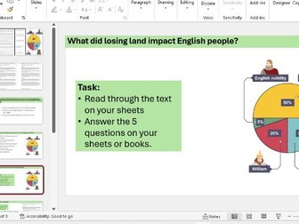 OCR B GCSE history norman conquest lesson 20- what impact did the Normans have on the land