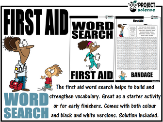 First Aid Word Search
