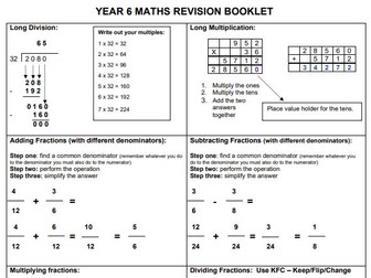 Year 6 SATs Revision Guide Maths