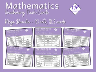 813 Vocabulary Cards - Full Curriculum Set