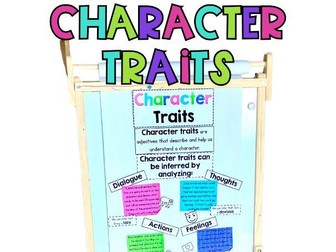 Character Traits Anchor Charts