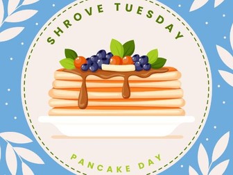 Shrove Tuesday 2 page fact sheet - religious meaning & comprehension
