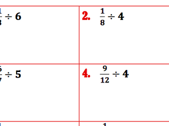 Divide Fractions- KFC it!