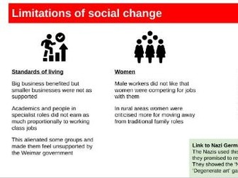 Weimar and Nazi Germany - Unit 1  (Edexcel)