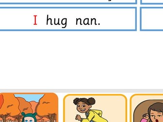 Phonics - RWI Set 1 Captions Picture Match Game