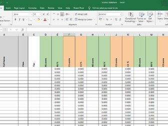 Subject tracker - perfect for data capture