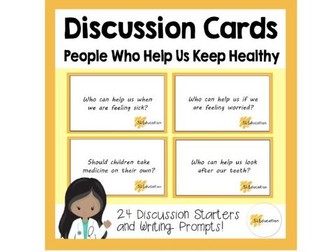 Discussion Cards | People Who Help Us Keep Healthy