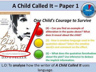 AQA English Language Paper 1: A Child Called It