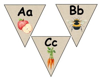 Alphabet Bunting