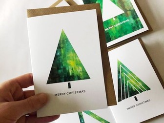 KS3 DT - Designing a Christmas Card.