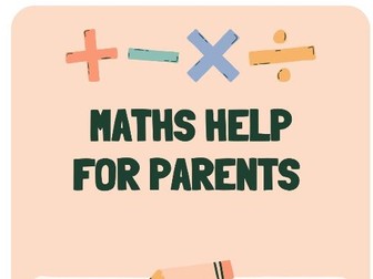 Maths Parent Help Sheet