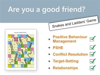 Friendship: Snakes and Ladders' Game