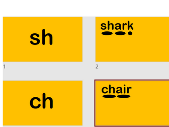 Phonics- Practising Digraphs