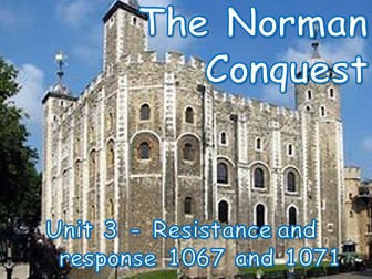 OCR Norman Conquest  unit 3- Catch up/ Revision booklet