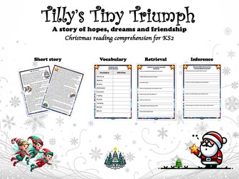 Christmas reading comprehension pack for KS2