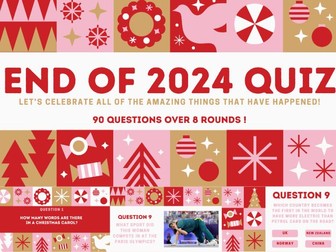 Christmas/End of Year Quiz 2024