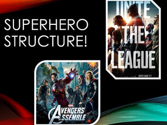 NEW AQA GCSE English Language - Paper 1: Structure with Superheroes!