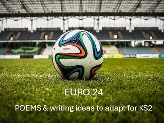 Poetry writing ideas to link with the Euros