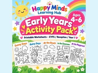 Early Years Reading & Colouring Pack