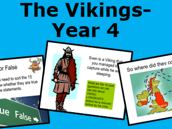 An introduction to the Vikings- Year 4