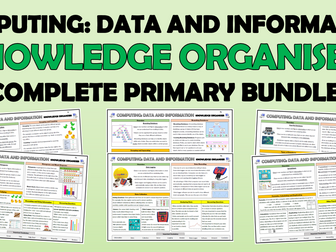 Computing Data and Information - Primary Knowledge Organisers Bundle!