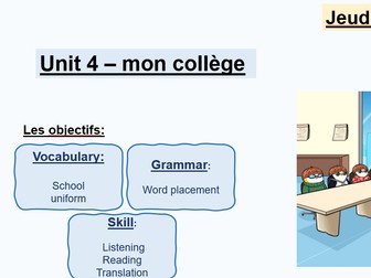 Mon college revision - year 8