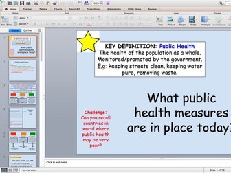 Edexcel 9-1 Chadwick and Public Health Acts Lesson