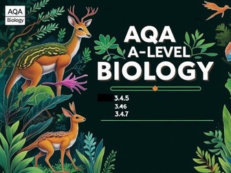 AQA A-level biology 3.4.5 Species and taxonomy 3.4.6 Biodiversity 3.4.7 Investigating diversity
