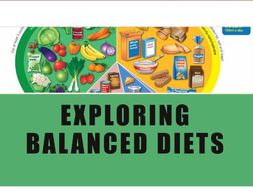 Exploring balanced diets