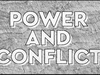 AQA Power & Conflict Simple revision