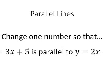 Parallel and Perpendicular lines summary Questions