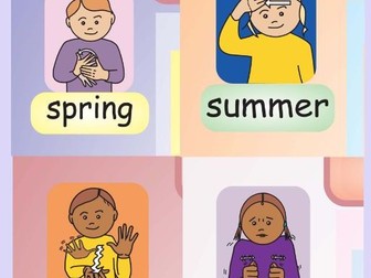 The 4 Seasons - BSL Signs and Rhyme