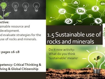 Sustainable Mining - Rocks and Minerals - Cambridge Environmental Management