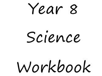 Year 8 Science workbook