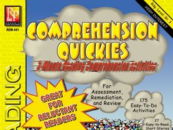 Comprehension Quickies (Reading Level 3)