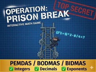 Operation Prison Break: Ultimate Order of Operations Game (PEMDAS / BODMAS) | HTML5