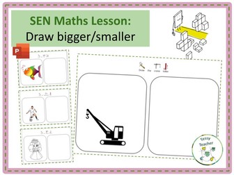 SEN Maths Lesson: Draw bigger/smaller