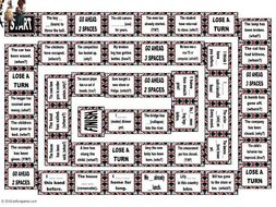 Present Perfect Tense Animated Board Game