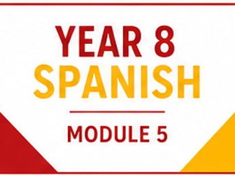 Year 8 Spanish Module 5 Operación verano (Viva) - ALL Units