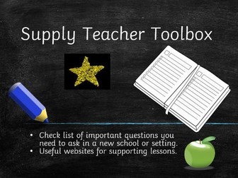 Supply Teacher Toolbox
