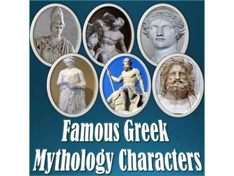 Famous Greek Mythology Characters - Informational Editable PowerPoint Slideshow