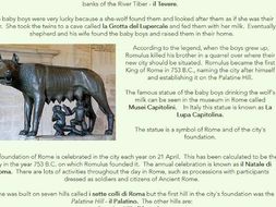 Facts about Italy: Web Pages and Worksheets