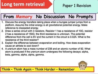 GCSE Physics - AQA Paper 1 Revision