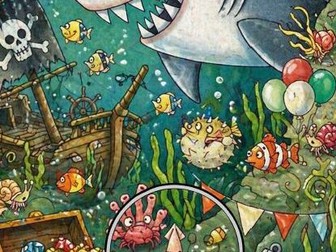 I can see writing - under the sea
